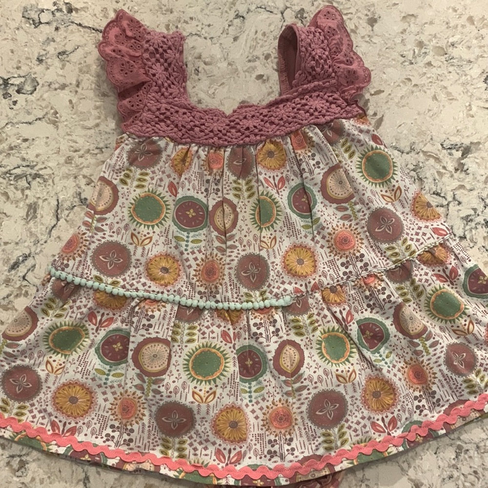 Matilda Jane dress with attached onsie
